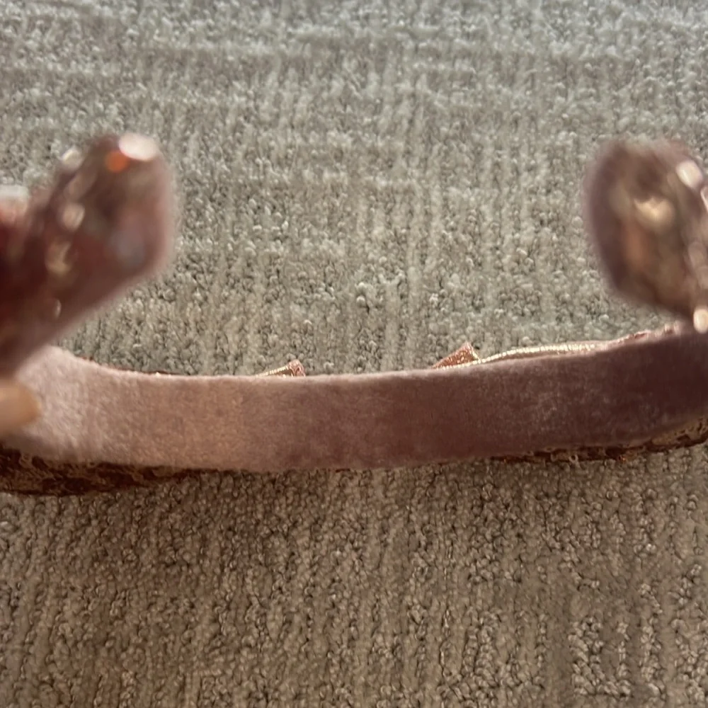 Authentic‎ rose gold rhinestone, Disney ear headband